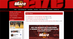 Desktop Screenshot of birminghamblaze.net